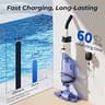 JESIMAIK Cordless Handheld Pool Vacuum with Smart Full-Bag Alert and 18.5 GPM Suction