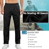 Deyeek Men's Tear Away Post Surgery Pants with Hook and Loop Closures