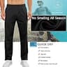 Deyeek Men's Tear Away Post Surgery Pants with Hook and Loop Closures