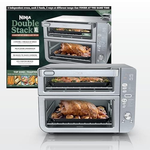 Ninja DCT601 Double Stack XL Two-Meal Air Fryer Toaster Oven Combo System