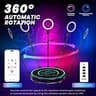 MWE 39.4-Inch Automatic 360 Photo Booth Machine with Flight Case and App Control