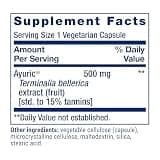 Life Extension Uric Acid Control Ayuric Terminalia Bellerica Supplement