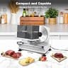 OSTBA 150W Meat Slicer Machine, Dual 6.7-Inch Removable Stainless Blades