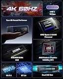 BOSGAME E5 11 Pro Mini PC, AMD Ryzen 3 5300U, 8GB DDR4 RAM, 256GB M.2 PCIe SSD