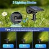NYMPHY IP68 Waterproof 56-LED Solar Powered Garden Yard Spot Lights (6-Pack)
