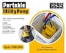 6699 1/4HP Heavy-Duty Tankless Water Heater Flushing Kit with 1500 GPH Flow Rate