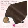 Rich Choices 12-Inch 100% Real Human Halo Extensions for Shorter Hair