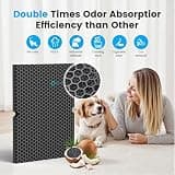 Smilyan 116130 H13 HEPA Replacement Filter H with FSC-Certified Paper (2-Pack)