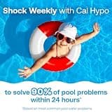 HTH Pool Care Shock Advanced, 4-in-1 Cal-Hypo Formula for Crystal Clear Water, 12-Pack