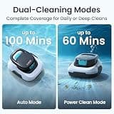 Aiper 1820 GPH Cordless Robotic Pool Cleaner with Advanced Water-Purging System