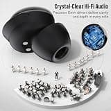 2026 Smart Touch Screen True Wireless Sleep Earbuds with Active Noise Isolation