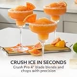Oster Classic Series 16-Speed Blender with 6-Cup Glass Jar and 3-Cup Chopper