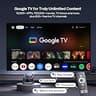 Aurzen BOOM Mini Google TV Smart Projector with 110-Degree Flexible Stand