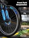 Misodo 26-Inch Step-Through Cruiser Electric Bike, 1500W Motor, 48V 10Ah