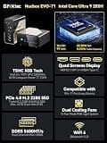 GMKtec AI Mini PC with Intel Core Ultra 9 285H, 64GB DDR5, Intel Arc & 1TB SSD