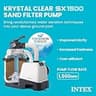 INTEX Krystal Clear 1500 GPH Sand Filter Pump System with Built-In Automatic Timer