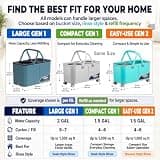 4-Chamber Separating Spin Mop System with Glide Wheels and 6 Microfiber Pads