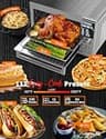 Nuwave Bravo XL Pro Air Fryer Toaster Oven with Reversible Grill Plate, 30-Quart