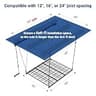 FLEXIMOUNTS GL1 Overhead Garage Lifting Storage Rack, 4x4 FT Manual Crank Lift System
