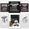 Berlinzo Premium Clear Ice Ball Maker Mold with Double Insulation (2.4-Inch)