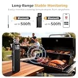 CHEF iQ Sense Gen3 Smart Wireless Meat Thermometer with 4 Ultra-Thin Probes