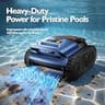 Lodoba Automatic Robotic Pool Vacuum with Dual 3200 RPM Brushless Motors