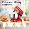 VIVOHOME 660W 10-Speed Tilt-Head Kitchen Electric Stand Mixer, 6-Quart