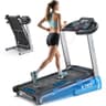 WELLFIT Pre-Assembled Treadmill with 15% Incline and 4.0 HP Fast Motor