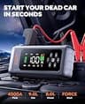 JOLTEKON Portable Car Battery Jump Starter Power Bank with Air Compressor (4500A)