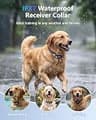 PATPET Dark Grey Shock Collar for Dogs with 4000FT Range and IPX7 Waterproofing
