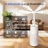 GloryAir 24L Ultrasonic High-Volume Tower Humidifier with Dual Atomizers