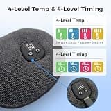 Telepepe Cordless Rechargeable Heated Eye Mask with Washable Cover and Timer