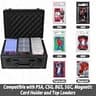 OUUTMEE Aluminum Alloy Graded Sports Card Storage Case, 100 Slab Capacity