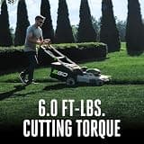 EGO POWER+ LM2114 56V 21-Inch Cordless Brushless Electric Lawn Mower with 6.0Ah Battery