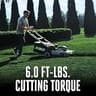 EGO POWER+ LM2114 56V 21-Inch Cordless Brushless Electric Lawn Mower with 6.0Ah Battery