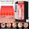 Heat Wave Radiant Saunas Harmony Deluxe Oversized Portable Infrared Cabin