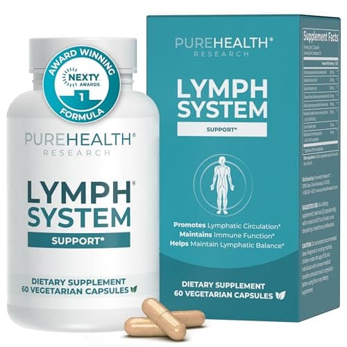 PureHealth Research Lymph System Support Capsules, Professional Grade Formula