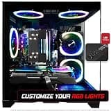 SAAV Drex Gaming PC Bundle with i7-12700KF, RTX 5060, Dual 27" Monitors