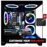 SAAV Drex Gaming PC Bundle with i7-12700KF, RTX 5060, Dual 27" Monitors