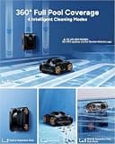 iGarden 4-in-1 Cordless Robotic Pool Cleaner with Touchscreen & App Control