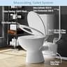Simple Project 750W Pro Macerating Toilet System with 4-Inlet Connection