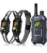 BLACKDOG Military Dual Channel Dog Shock Collar System for 2 Dogs with 4200ft Range