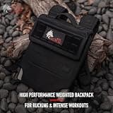 WOLF TACTICAL Men’s Weighted Backpack with Laser-Cut MOLLE Customization
