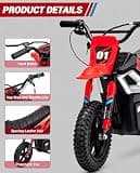 Garvee 24V 350W Electric Off-Road Dirt Bike with 12-Inch Pneumatic Rubber Tires