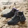 MENYBAN Waterproof Wide Toe Box Trail Hiking Boot for High-Mileage Trips