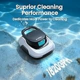 Aiper 1820 GPH Cordless Robotic Pool Cleaner with Advanced Water-Purging System