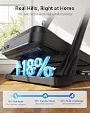 MERACH 18% Auto Incline Treadmill with 8.7 MPH Top Speed & 3.5 HP Motor