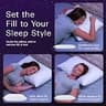 DreamyBlue Signature Adjustable Shredded Memory Foam Pillow with Bamboo Rayon Cover
