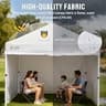 CROWN SHADES Commercial Instant Canopy Pop-Up Tent with CenterLok and Sidewalls (10x10)