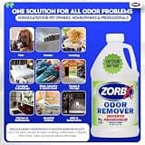 ZORBX Unscented Commercial-Grade Odor Eliminator for Strong Odors (64 oz)